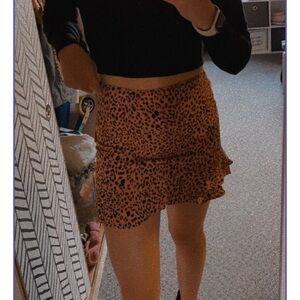 Cheetah skirt